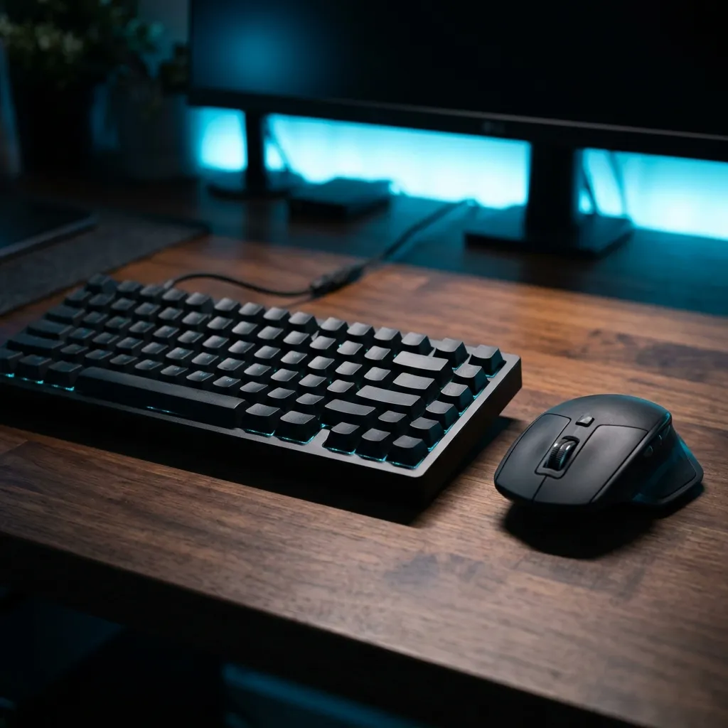 PC con Windows conectada a varios periféricos Bluetooth durante diagnóstico