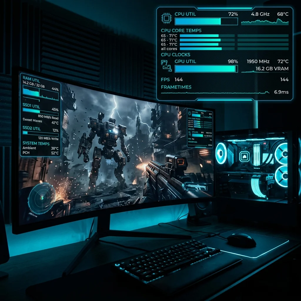 Cómo saber si tu PC tiene cuello de botella entre CPU, GPU, RAM o almacenamiento