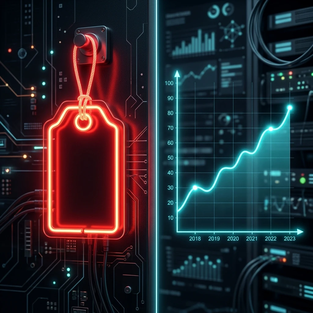Comparación conceptual entre descuento llamativo y precio real de hardware