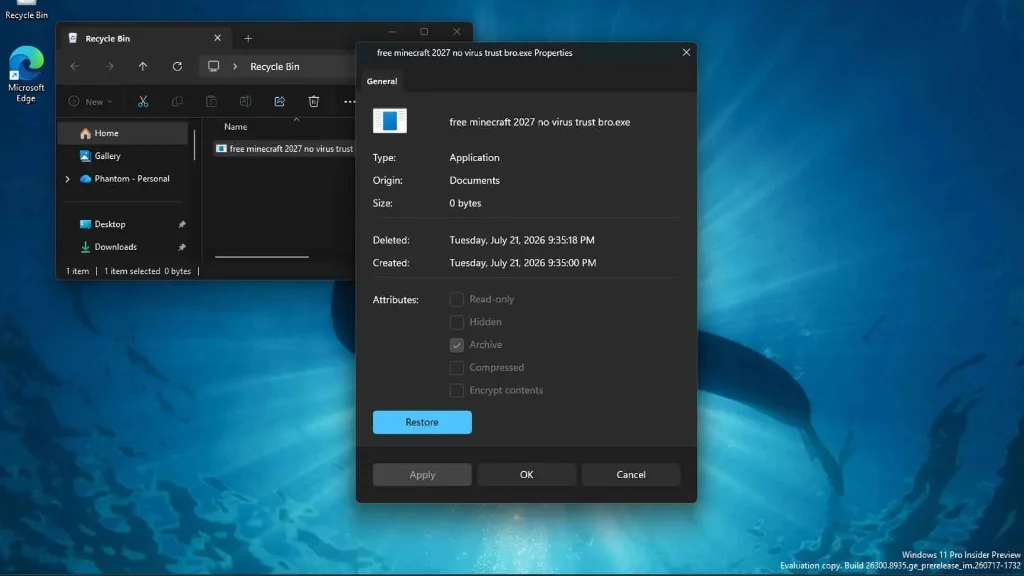 Interfaz conceptual de Windows 11 con modo oscuro y componentes WinUI
